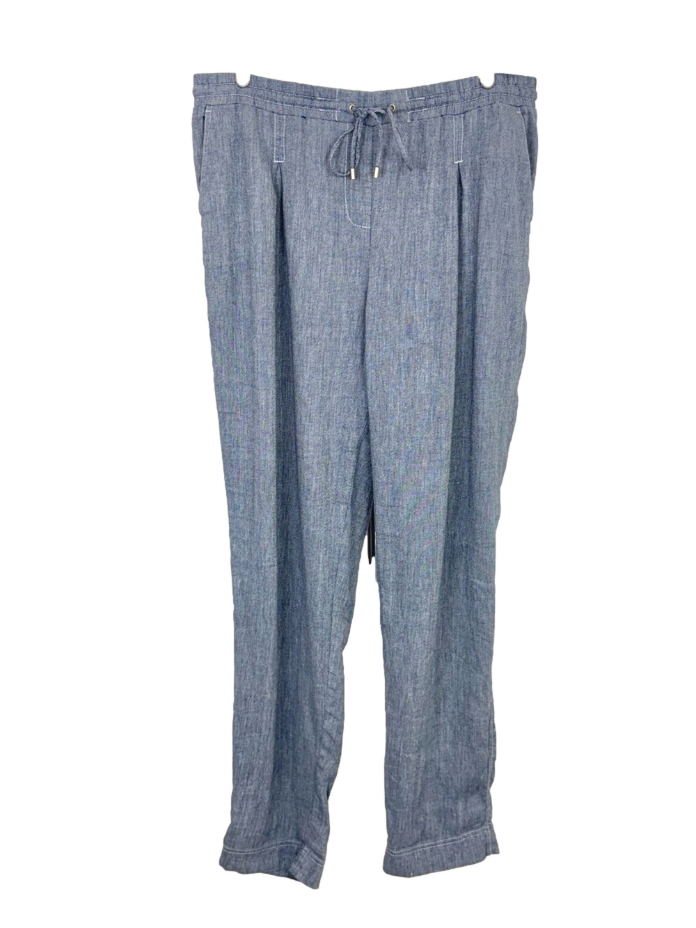 Jones New York blue linen pants